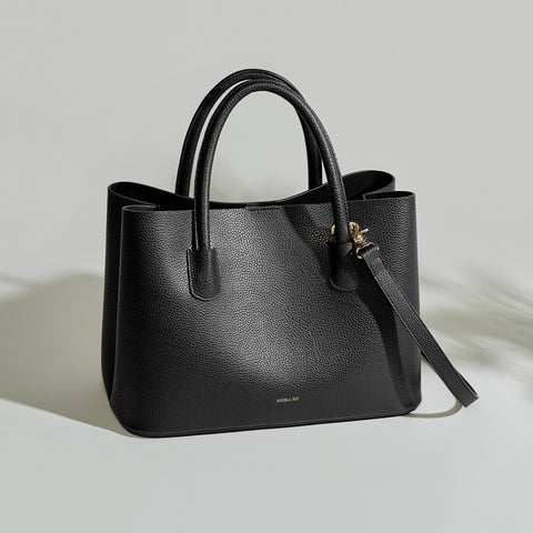 Designer Black Clutch  Vegan Handbags by Angela Roi