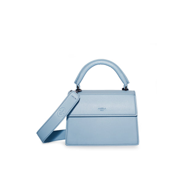 Hamilton Satchel Micro [Signet] - Nude Light Blue