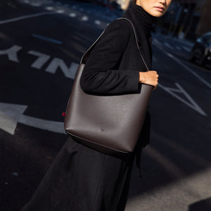 AESTHER EKME: shoulder bag for woman - Dark  Aesther Ekme shoulder bag  DEMI LUNE online at