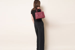 Luxury Designer Vegan Handbags - Eleanor Satchel Black