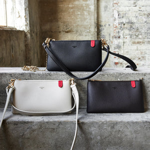 Zuri Multifunction Pouch [Signet] - Dark Brown [Sample Sale] - Only Two Units Available